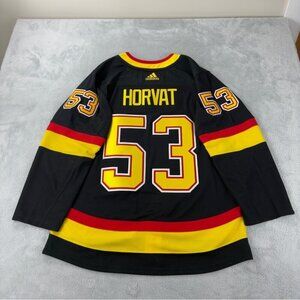 Adidas Vancouver Canucks Hockey Jersey Black Men's Size 46